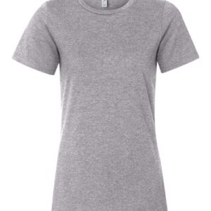 Women’s Relaxed Fit Heather CVC Tee - 6400CVC - Image 2